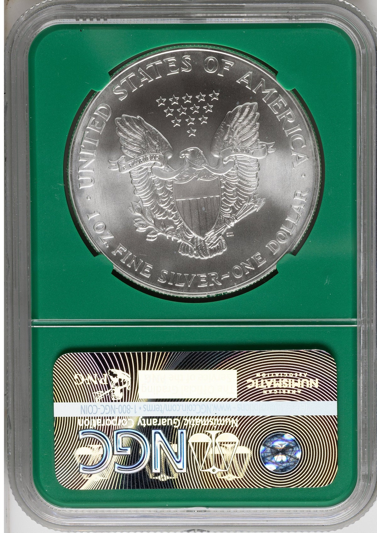 1998 Silver Eagle Monster Box From US Mint Sealed Box Green Core Label NGC MS70