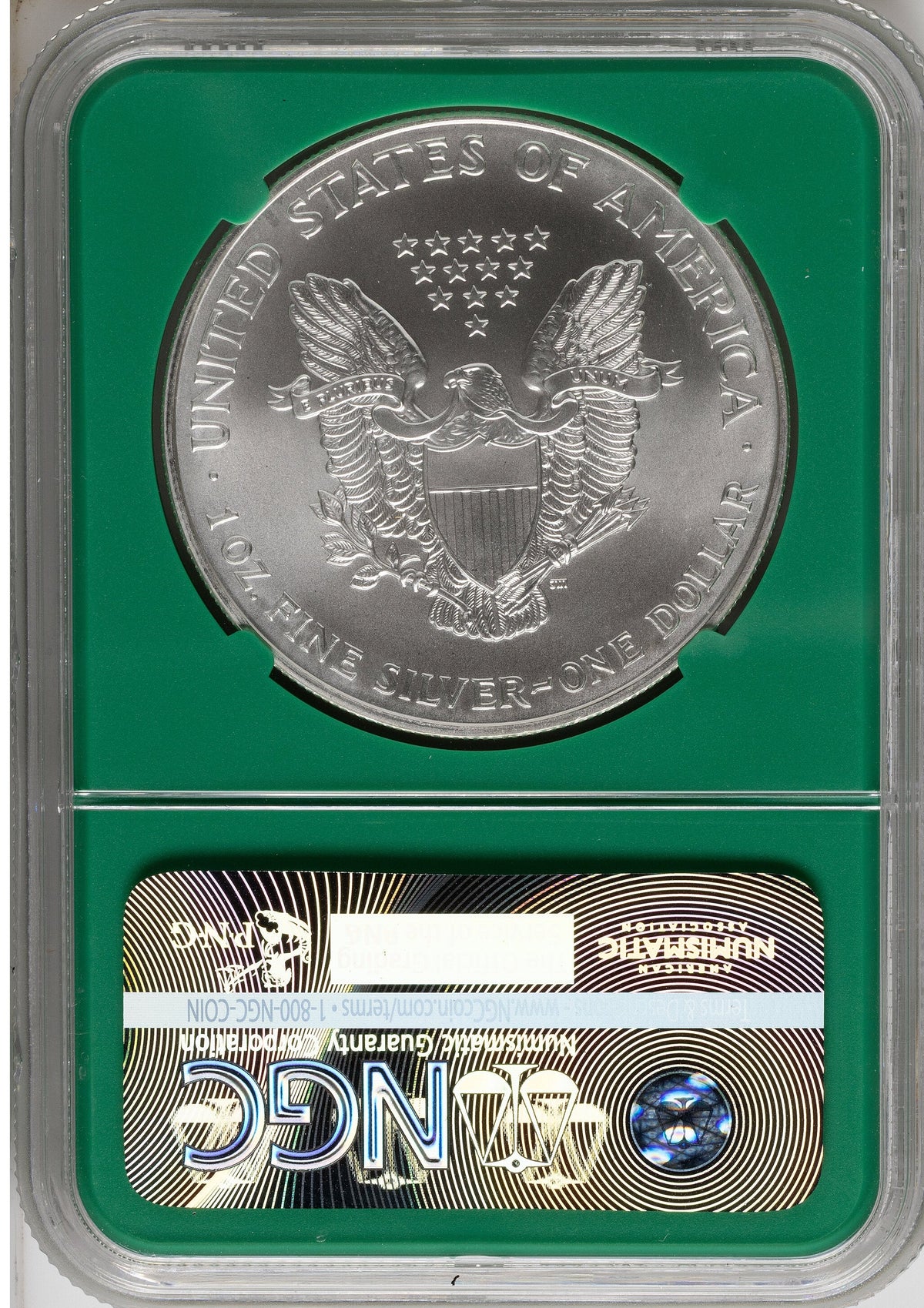 2000 Silver Eagle Monster Box From US Mint Sealed Box Green Core Label NGC MS70