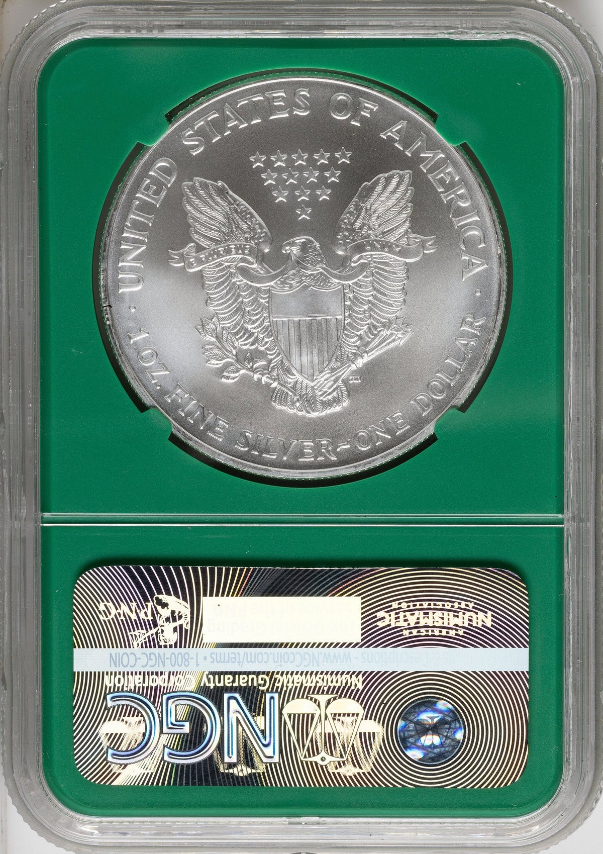 2002 Silver Eagle Monster Box From US Mint Sealed Box Green Core Label NGC MS70