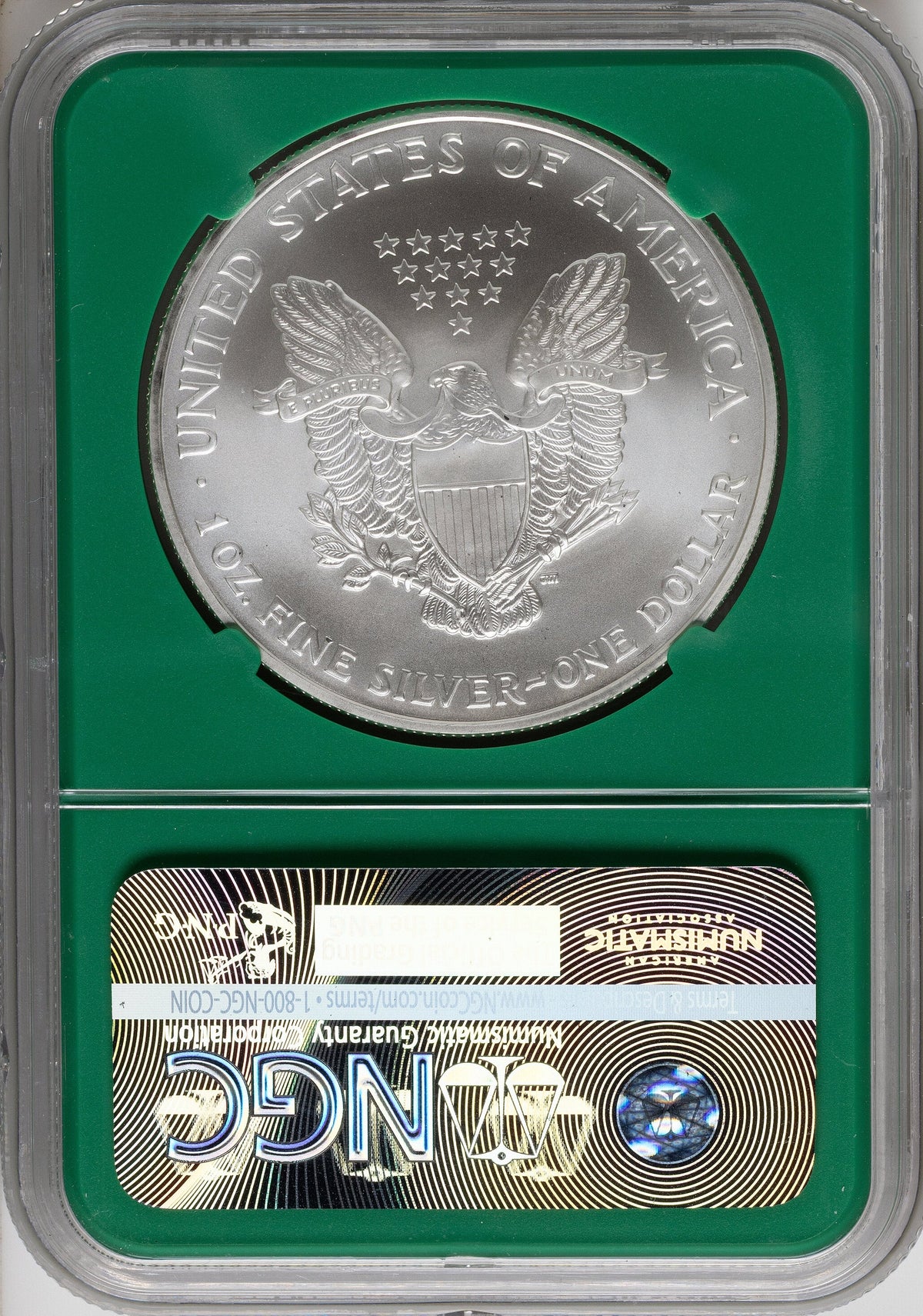 2003 Silver Eagle Monster Box From US Mint Sealed Box Green Core Label NGC MS70