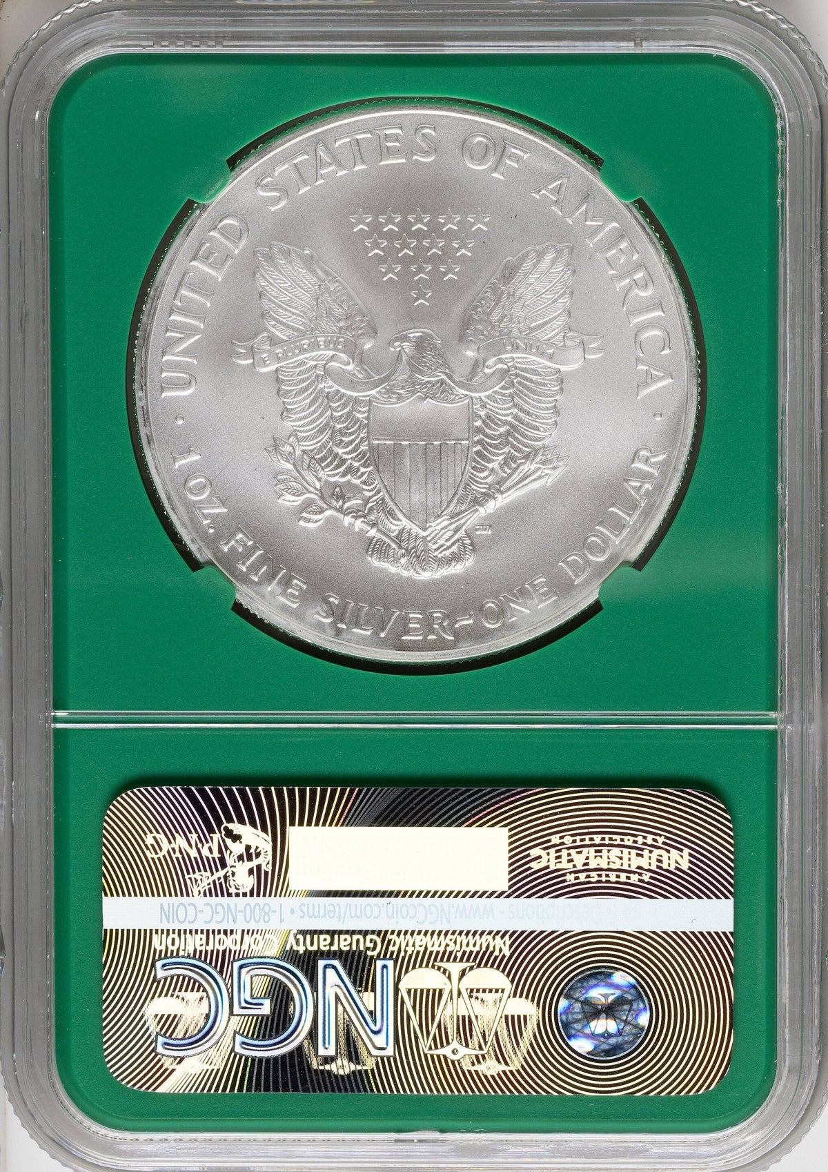 2004 Silver Eagle Monster Box From US Mint Sealed Box Green Core Label NGC MS70