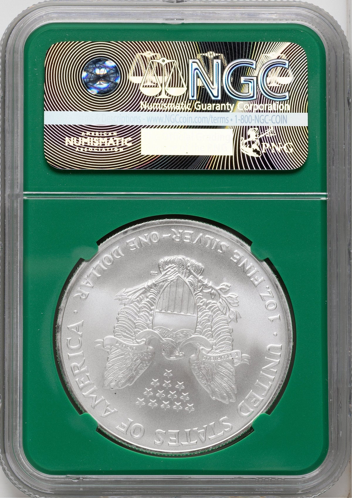 2005 Silver Eagle Monster Box From US Mint Sealed Box Green Core Label NGC MS70