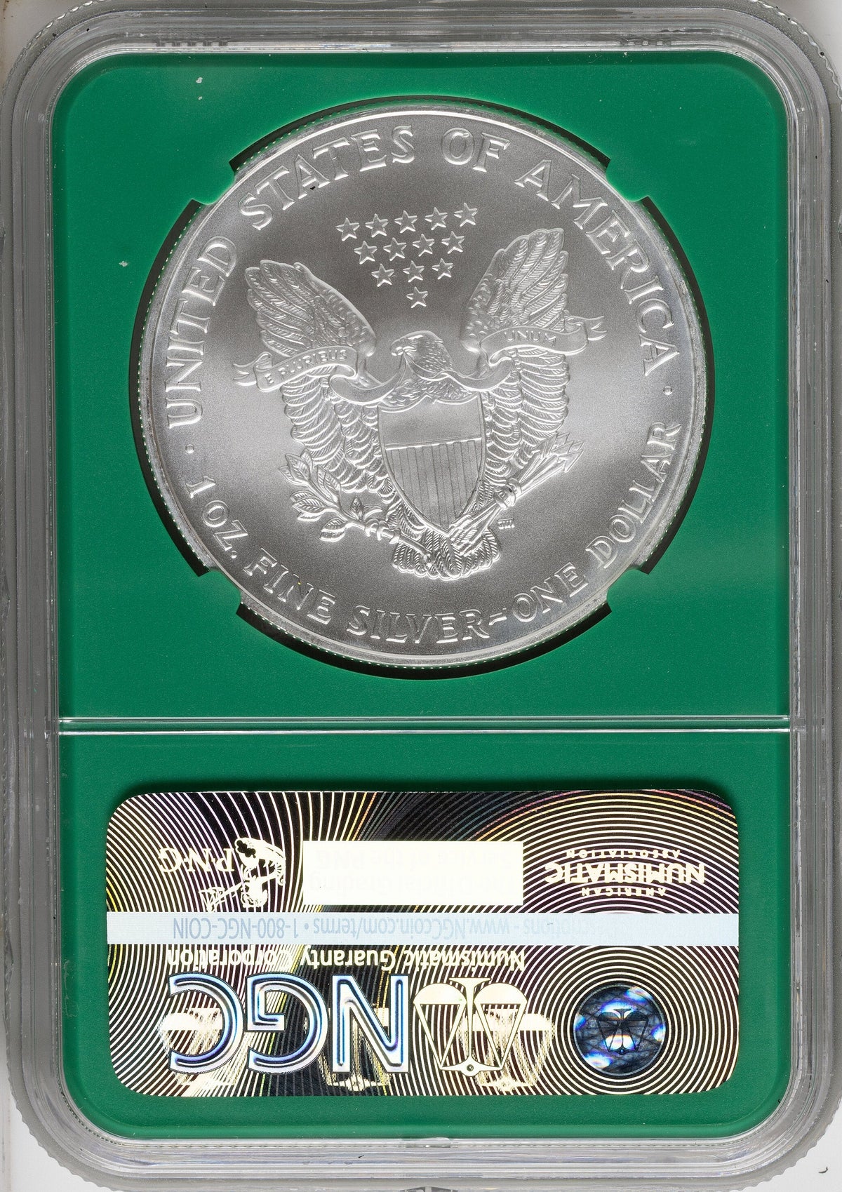 2006 Silver Eagle Monster Box From US Mint Sealed Box Green Core Label NGC MS70