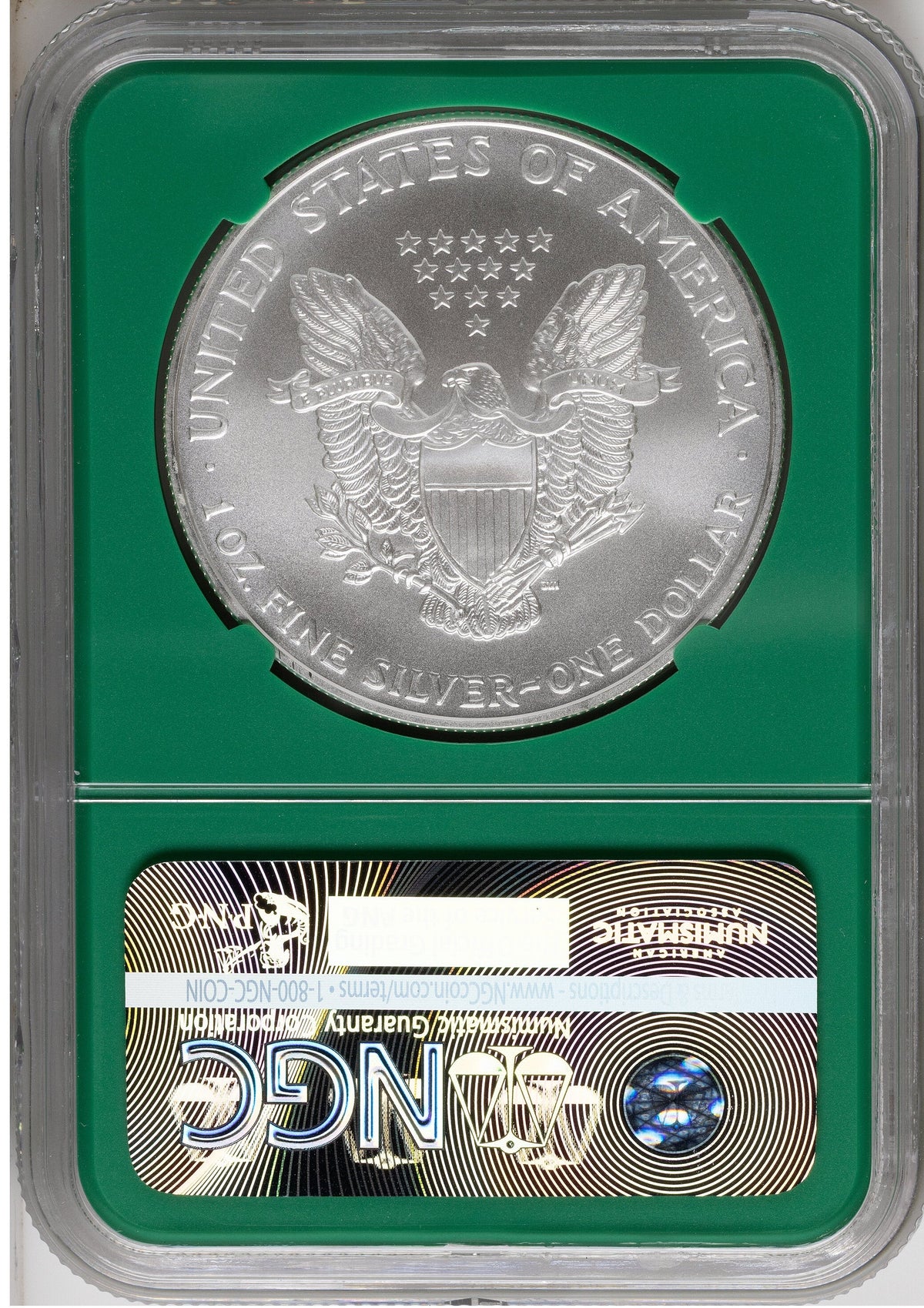 2007 Silver Eagle Monster Box From US Mint Sealed Box Green Core Label NGC MS70