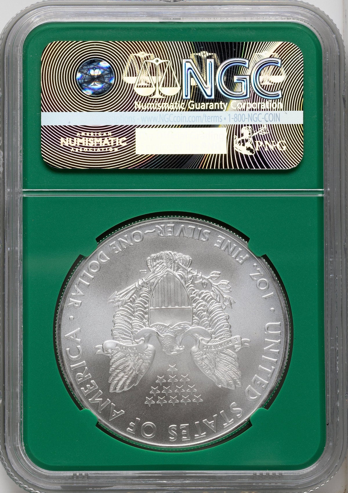 2009 Silver Eagle Monster Box From US Mint Sealed Box Green Core Label NGC MS70