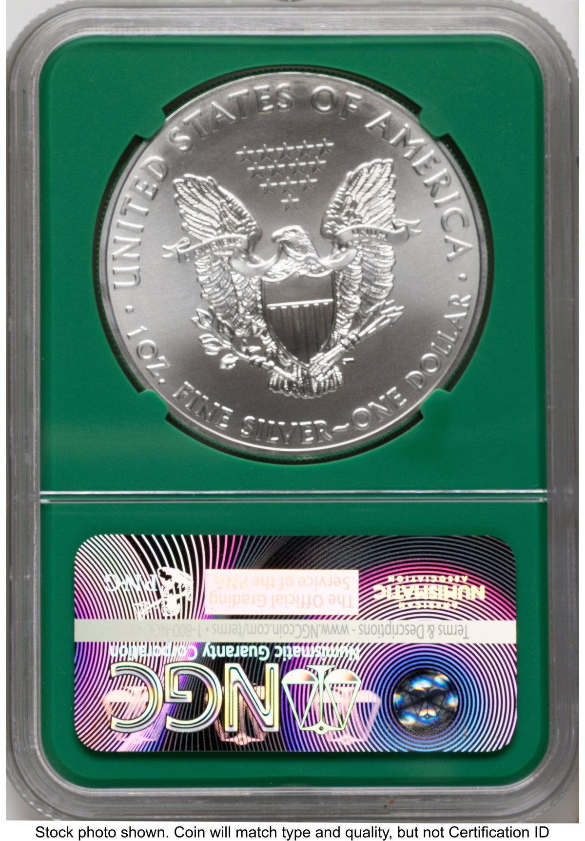 2013 Silver Eagle Monster Box From US Mint Sealed Box Green Core Label NGC MS70