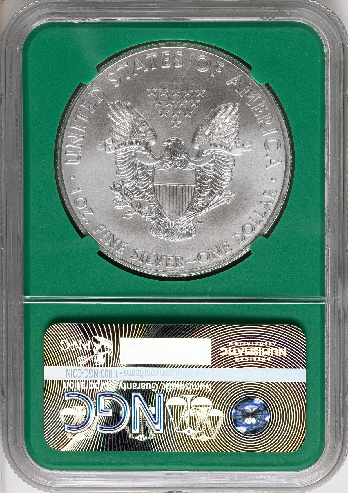 2014 Silver Eagle Monster Box From US Mint Sealed Box Green Core Label NGC MS70