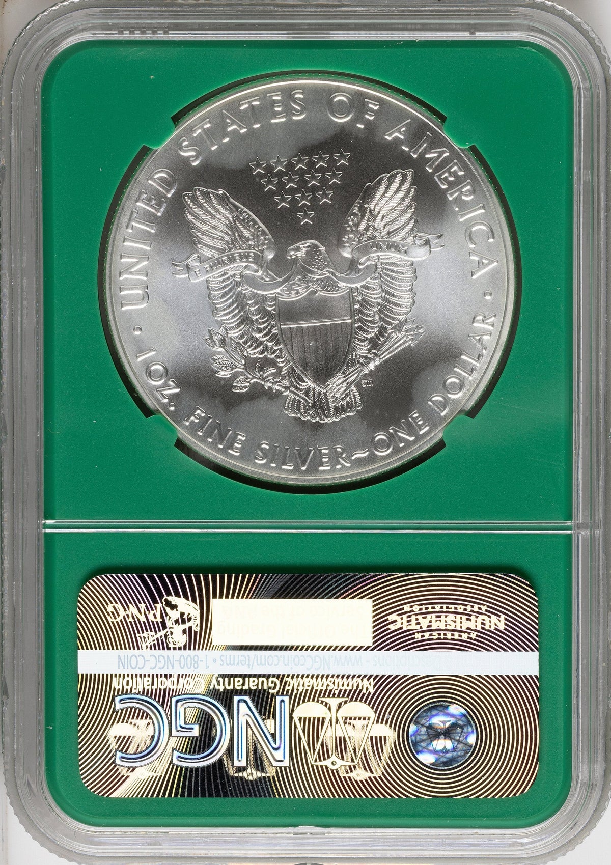 2016 Silver Eagle Monster Box From US Mint Sealed Box Green Core Label NGC MS70