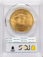 1908-D $20 NO MOTTO Saint-Gaudens Double Eagle PCGS MS64
