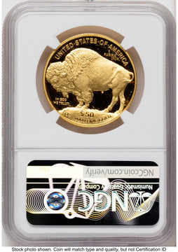 2015-W Proof Gold Buffalo 1 oz Red Book NGC PF70
