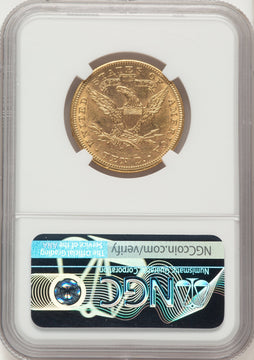 1899-O $10 Liberty Eagle NGC AU58