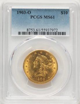 1903-O $10 Liberty Eagle PCGS MS61