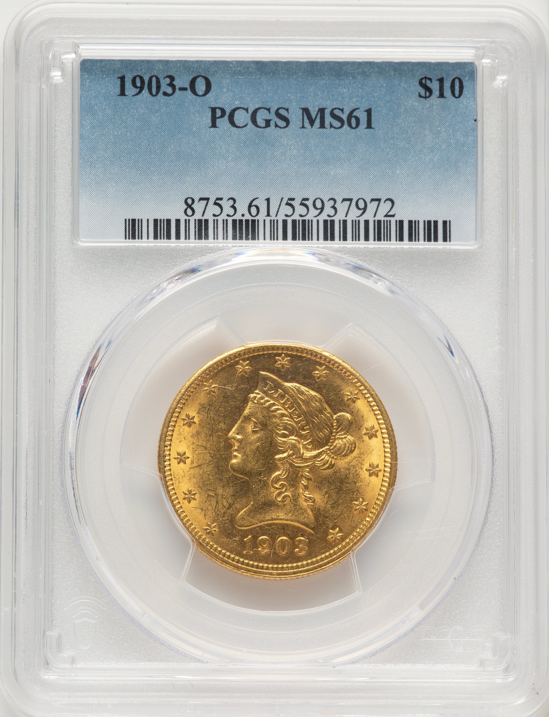1903-O $10 Liberty Eagle PCGS MS61
