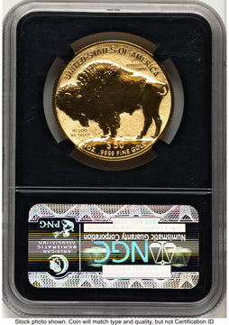 2013-W Reverse Proof Gold Buffalo 1 oz FR Bison Label NGC PF70