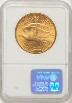 1910-D $10 Brown Label Indian Eagle NGC MS63