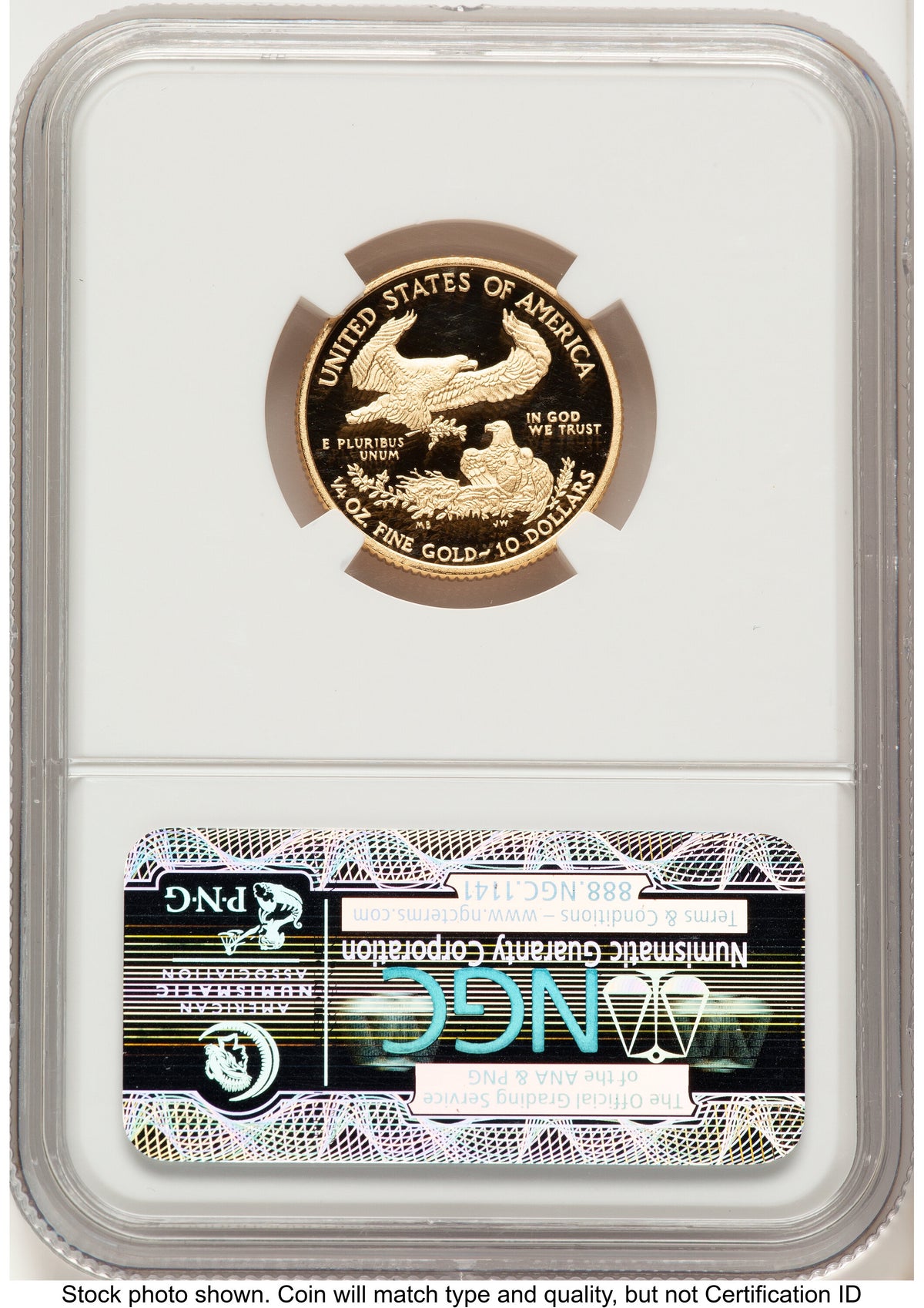 2013-W Proof Gold Eagle 4-Coin Set ER Blue NGC PF70
