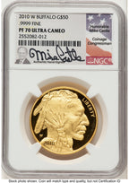 2010-W Proof Gold Buffalo 1 oz Mike Castle NGC PF70