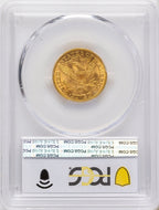 1879 $5 Liberty Half Eagle PCGS MS63