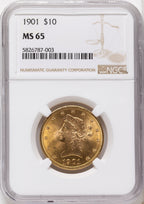 1901 $10 Liberty Eagle NGC MS65