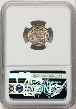 1909 10C Barber Dime NGC MS66