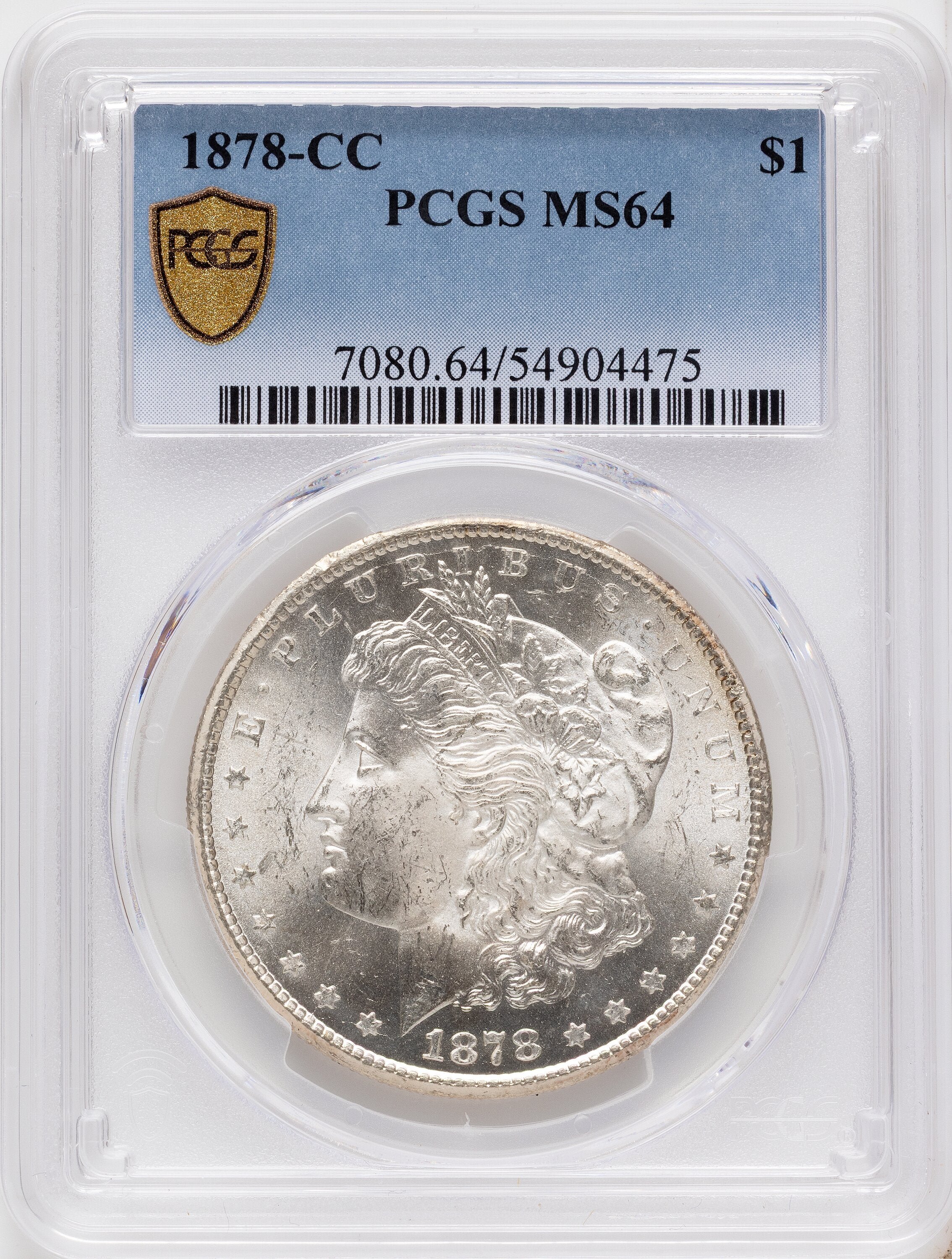 1878-CC Morgan Dollar PCGS MS64
