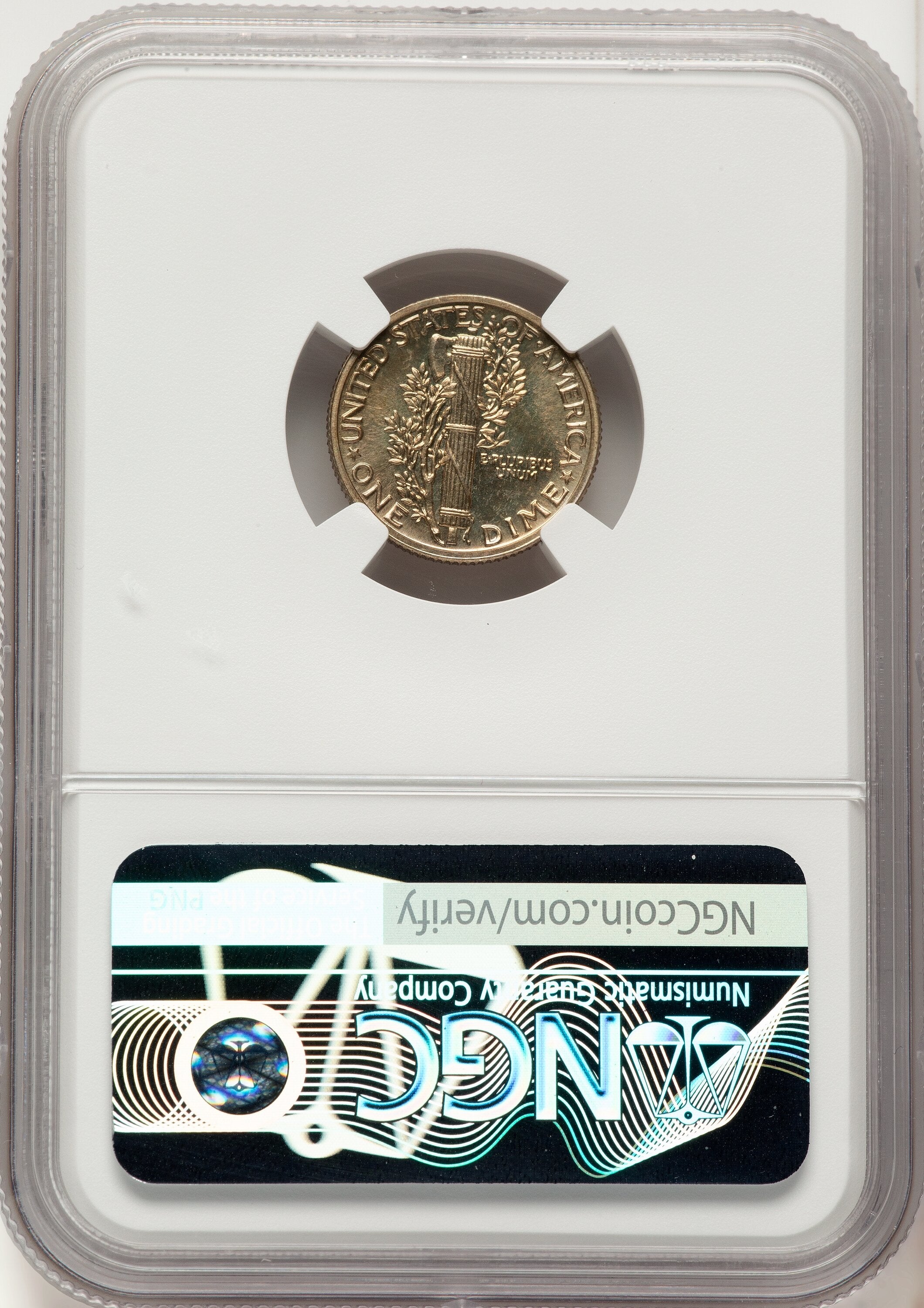 1936 10C Proof Mercury Dime NGC PR66