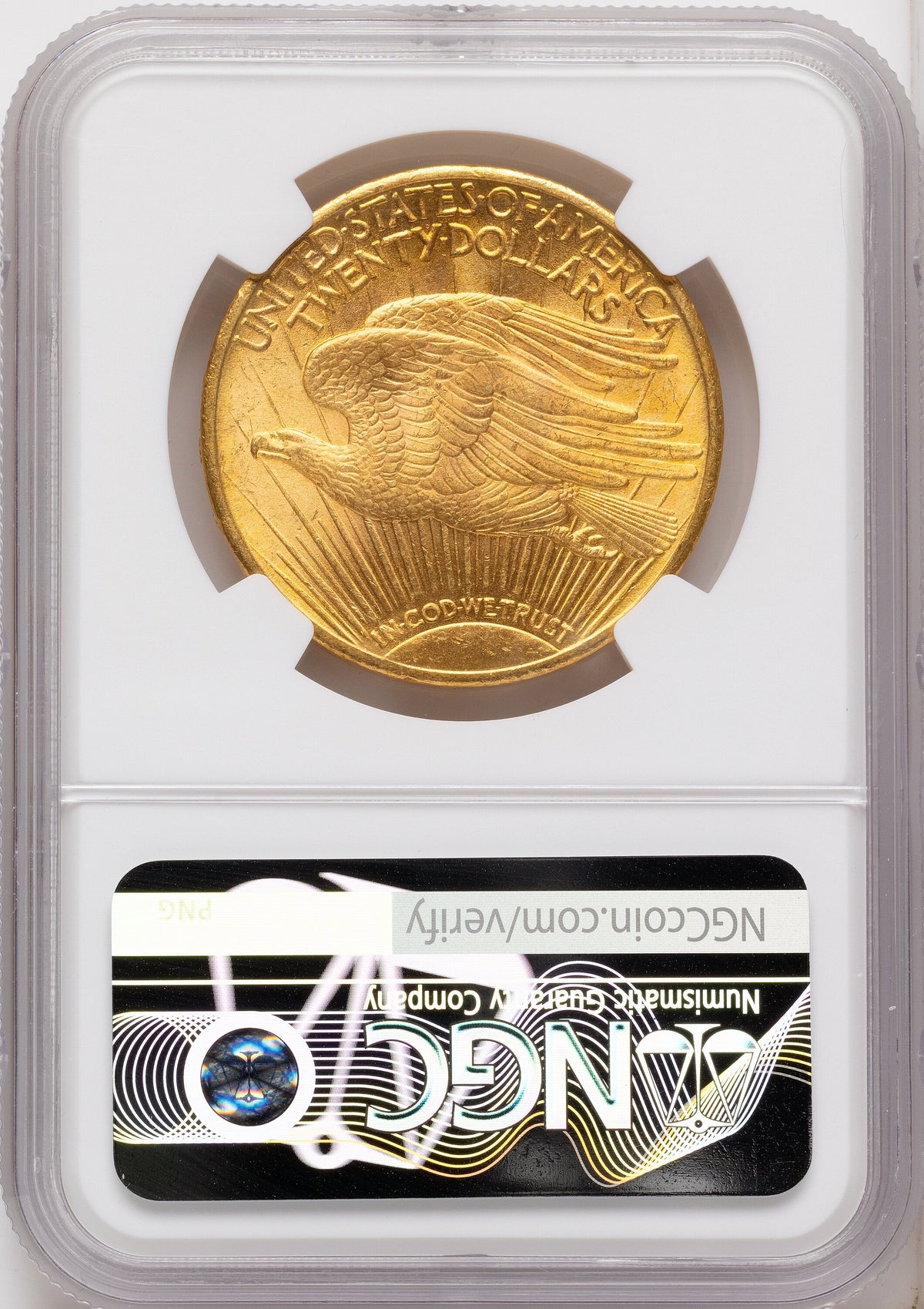1910 $20 Saint-Gaudens Double Eagle NGC MS65
