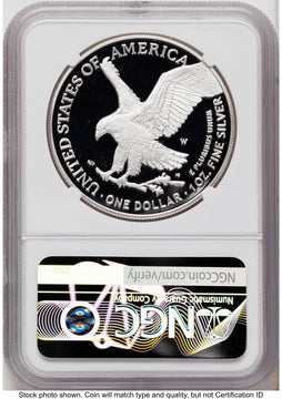 2026-W Proof Silver Eagle 1 oz FDI Mike Castle NGC PF70