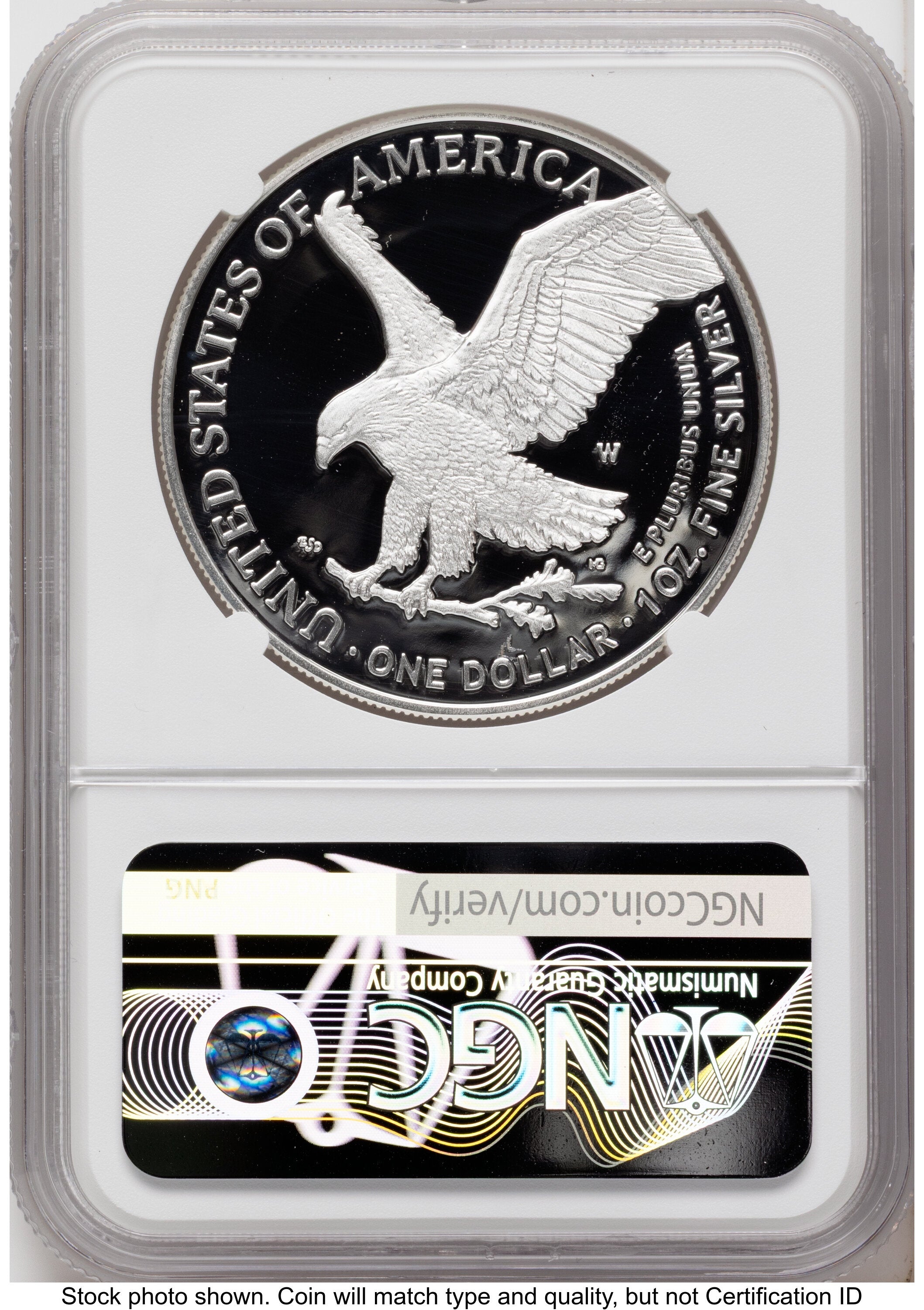 2026-W Proof Silver Eagle 1 oz FDI America 250 John Hancock Label