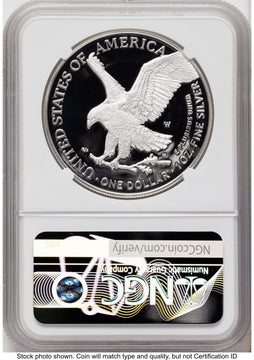 2026-W Proof Silver Eagle 1 oz FDI America 250 John Hancock Label NGC PF70