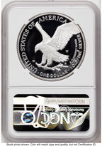 2026-W Proof Silver Eagle 1 oz FDI America 250 Congress Building Label NGC PF70
