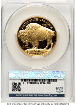2026-W Proof Gold Buffalo 1 oz First Day of Delivery America 250 Flag Label CACG PR70