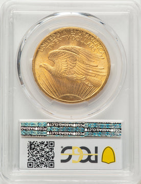 1907 $20 Saint Saint-Gaudens Double Eagle PCGS MS66+