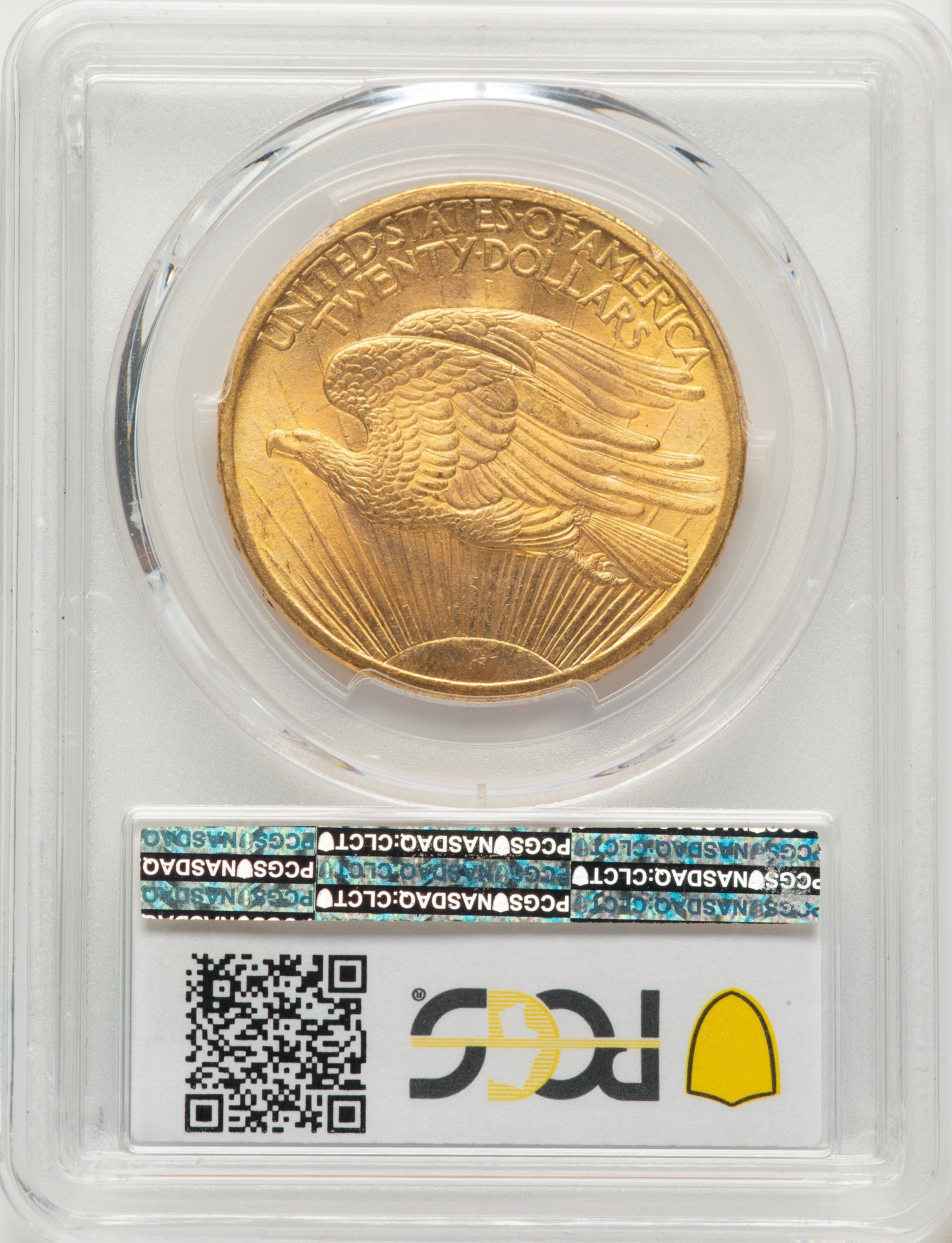 1907 $20 Saint Saint-Gaudens Double Eagle PCGS MS66+