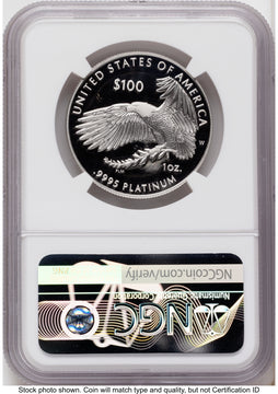 2022-W Proof Platinum Eagle 1 oz AR Mike Castle NGC PF70