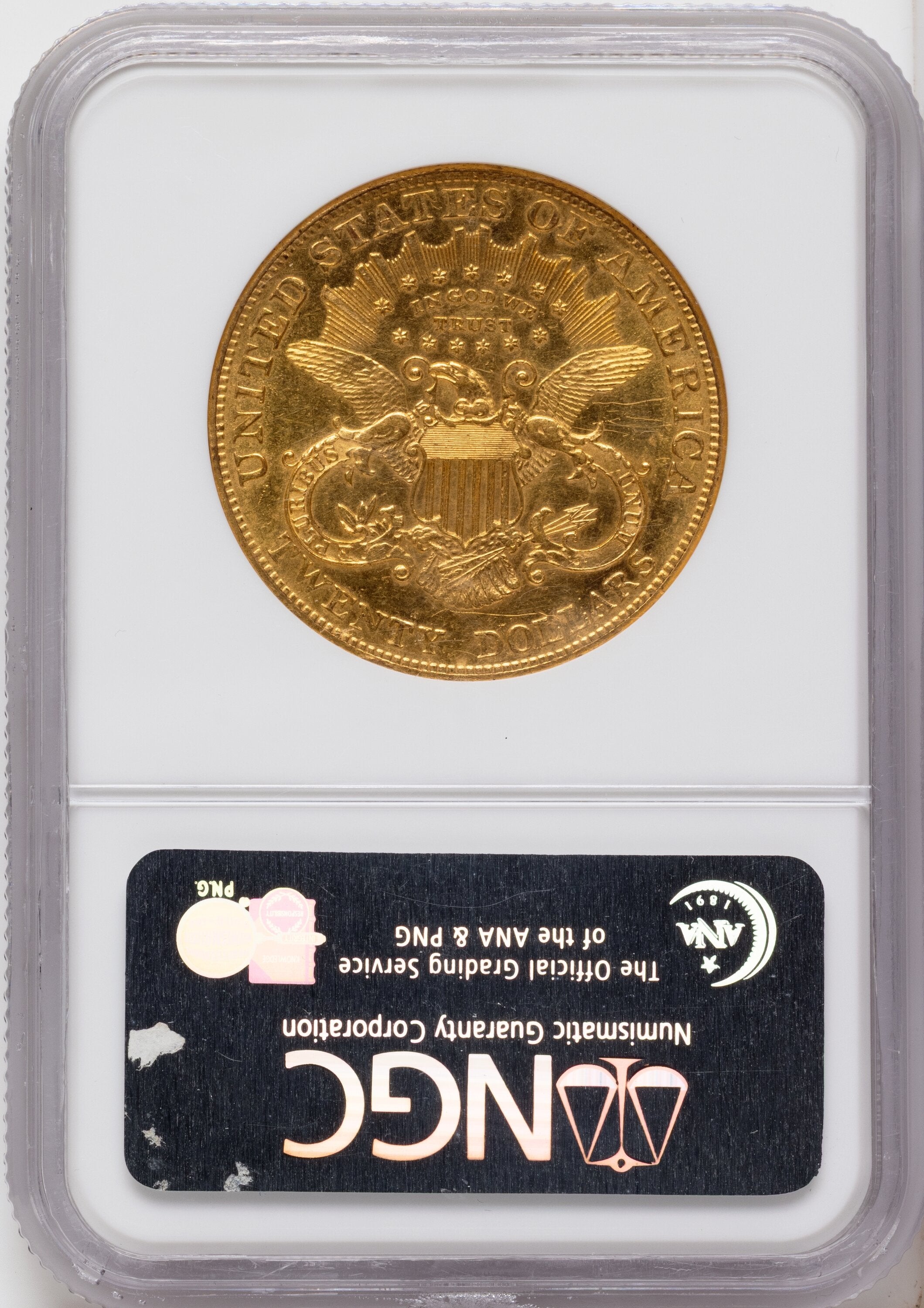 1904 $20 PL Liberty Double Eagle NGC MS62