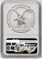 2026-W Enhanced Silver Eagle 1 oz FDI 1ST NGC MS70