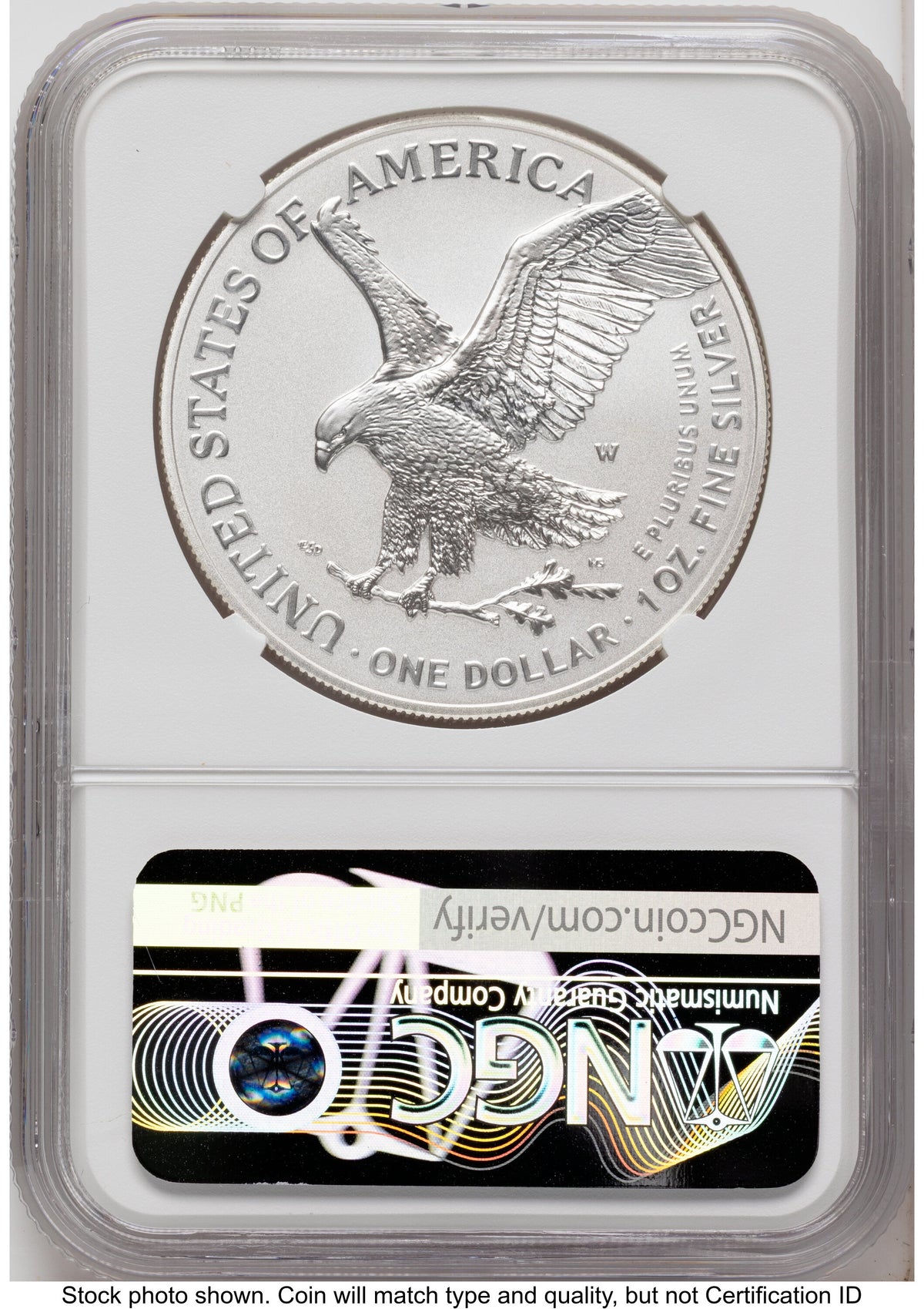 2026-W Enhanced Silver Eagle 1 oz FDI 1ST NGC MS70