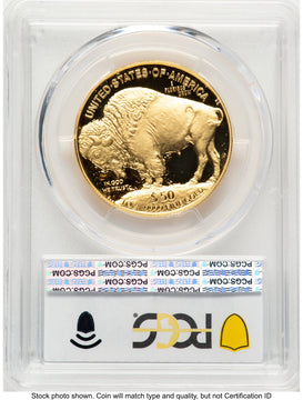 2006-W Proof Gold Buffalo 1 oz Blue Gradient PCGS PR70