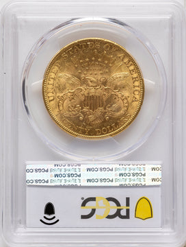 1879 $20 Liberty Double Eagle PCGS MS61