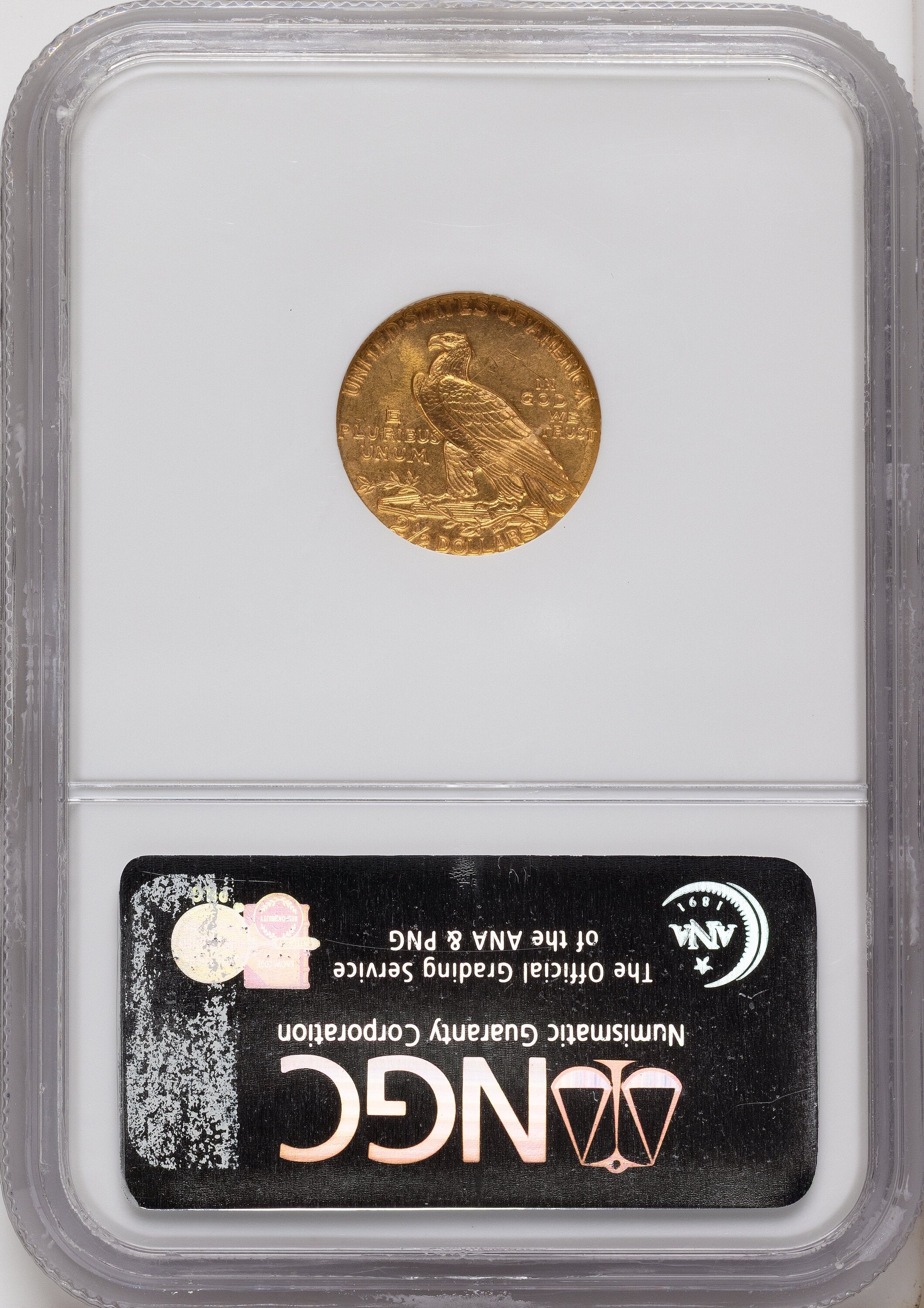 1913 $2.50 Indian Quarter Eagle NGC MS63