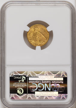 1911 $2.50 Indian Quarter Eagle NGC MS64