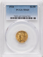 1928 $2.50 Indian Quarter Eagle PCGS MS65