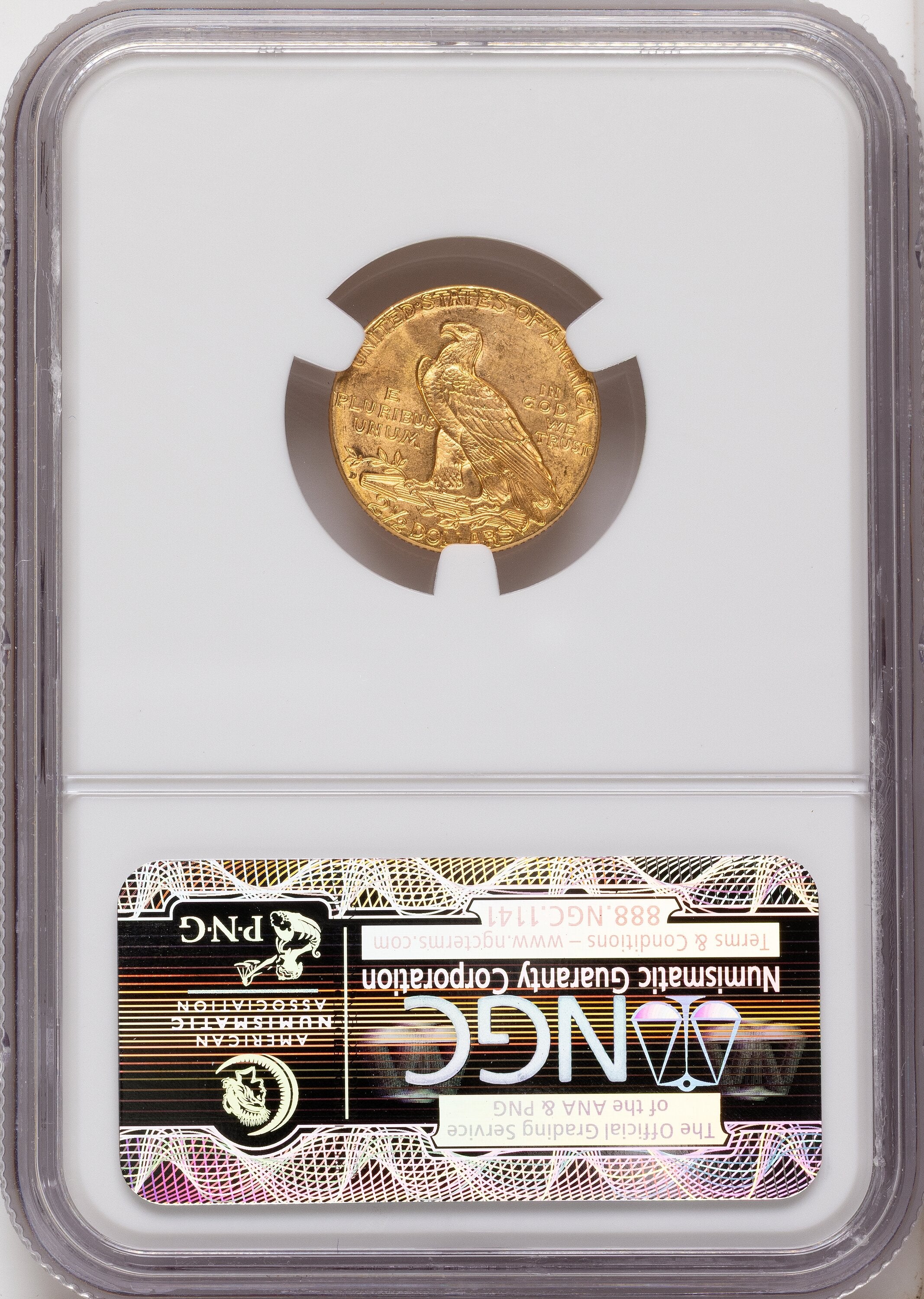1925-D $2.50 Indian Quarter Eagle NGC MS65