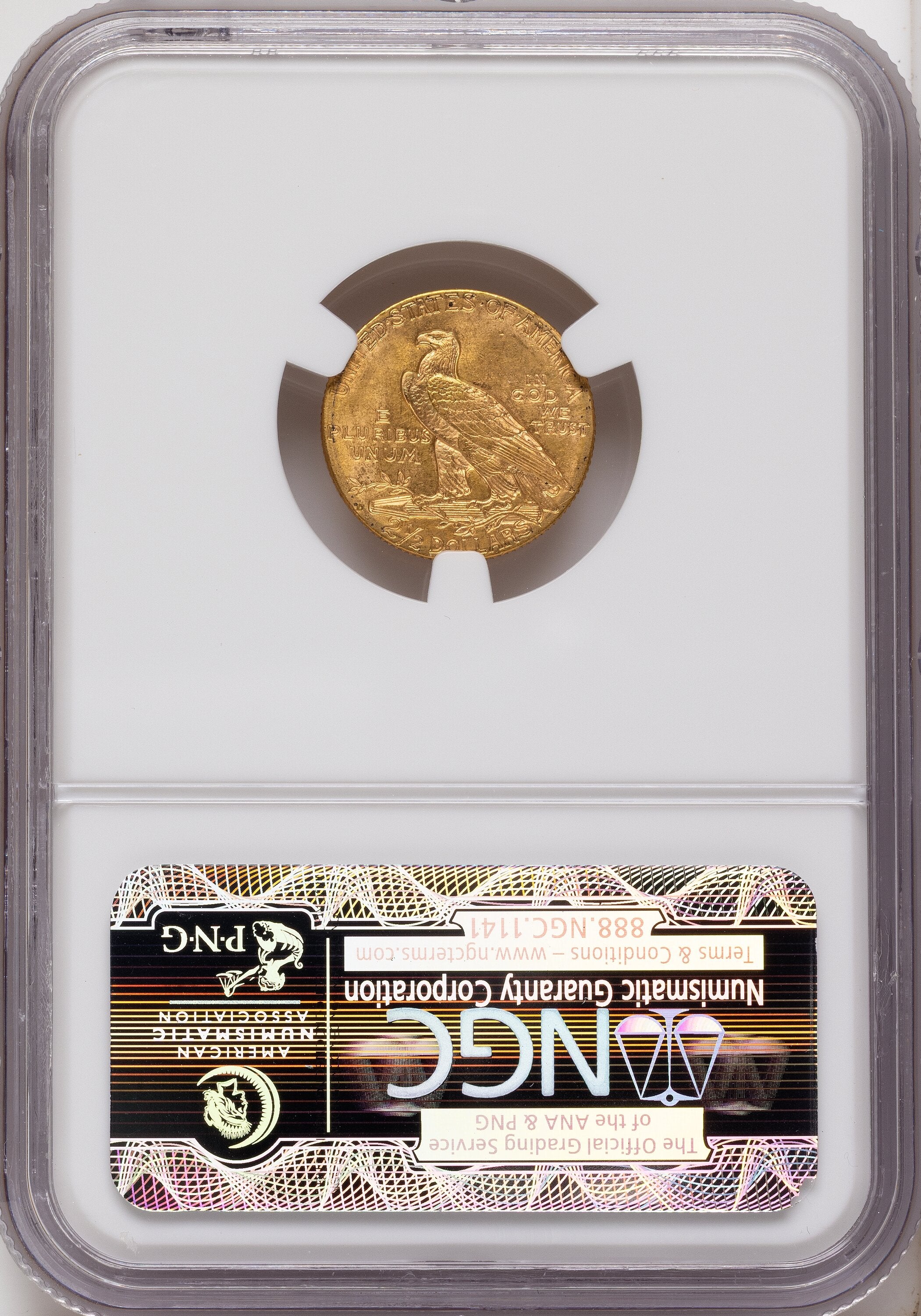 1925-D $2.50 Indian Quarter Eagle NGC MS65