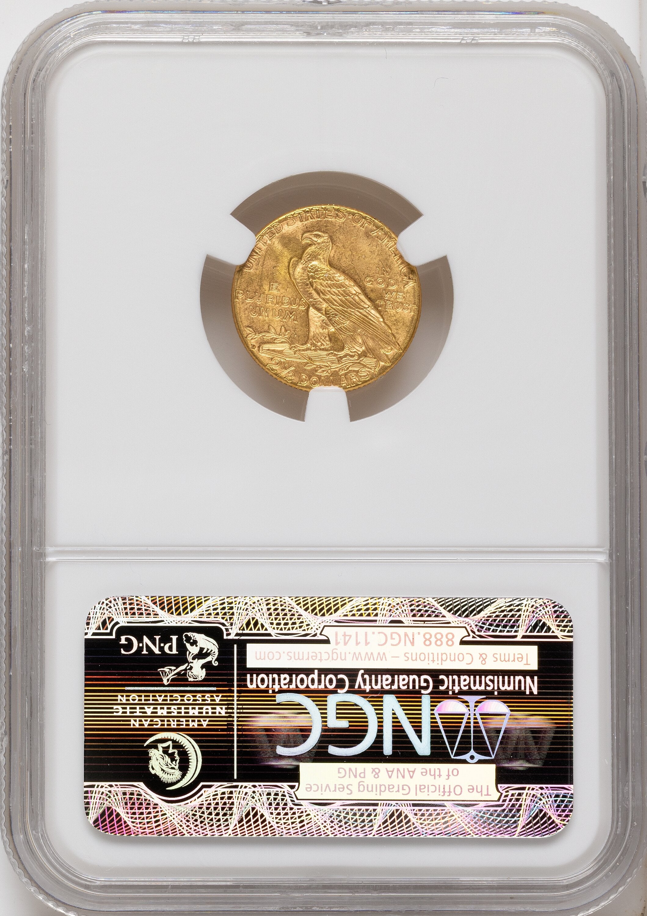 1925-D $2.50 Indian Quarter Eagle NGC MS65