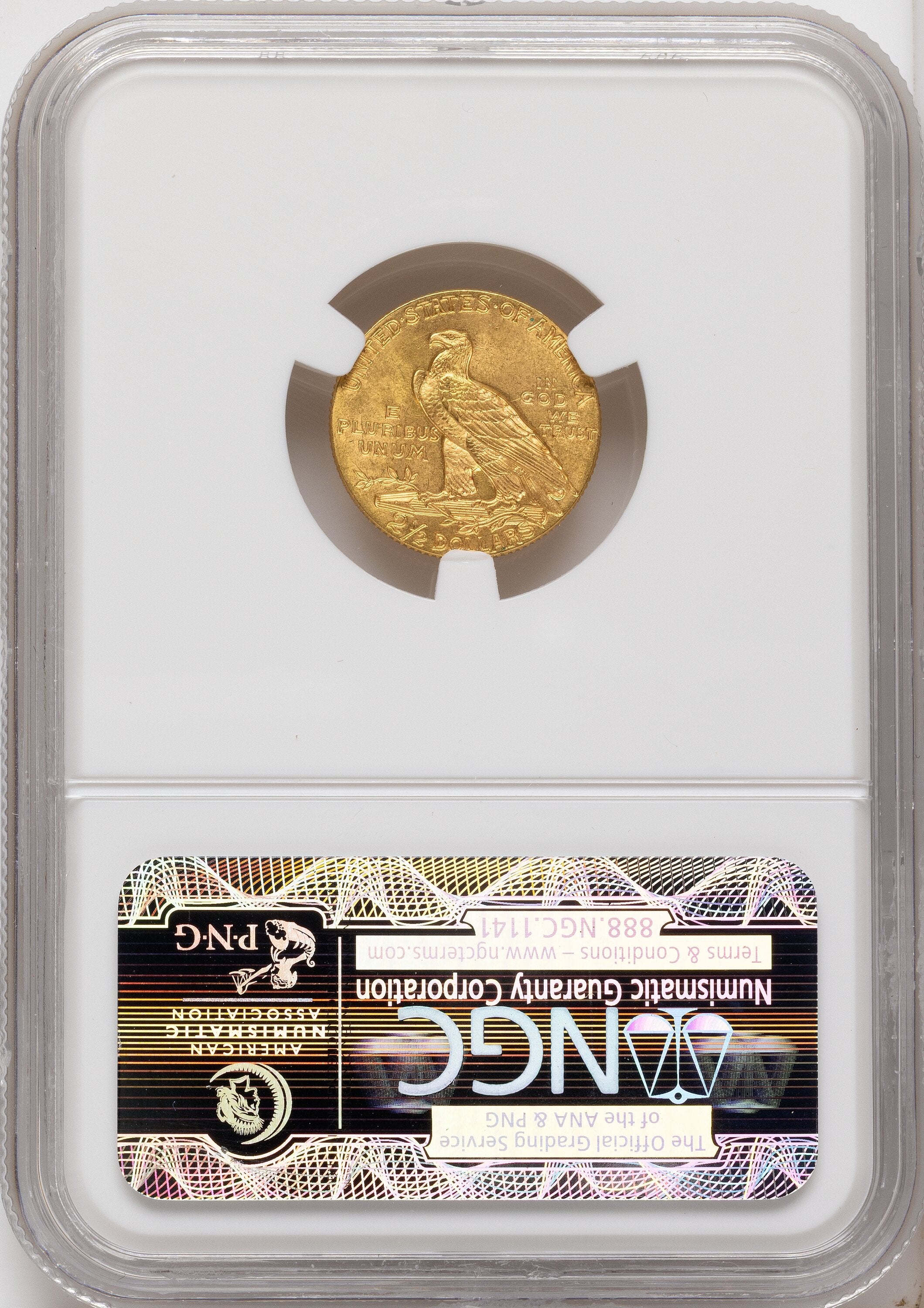 1926 $2.50 Indian Quarter Eagle NGC MS65