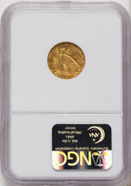 1927 $2.50 Indian Quarter Eagle NGC MS65