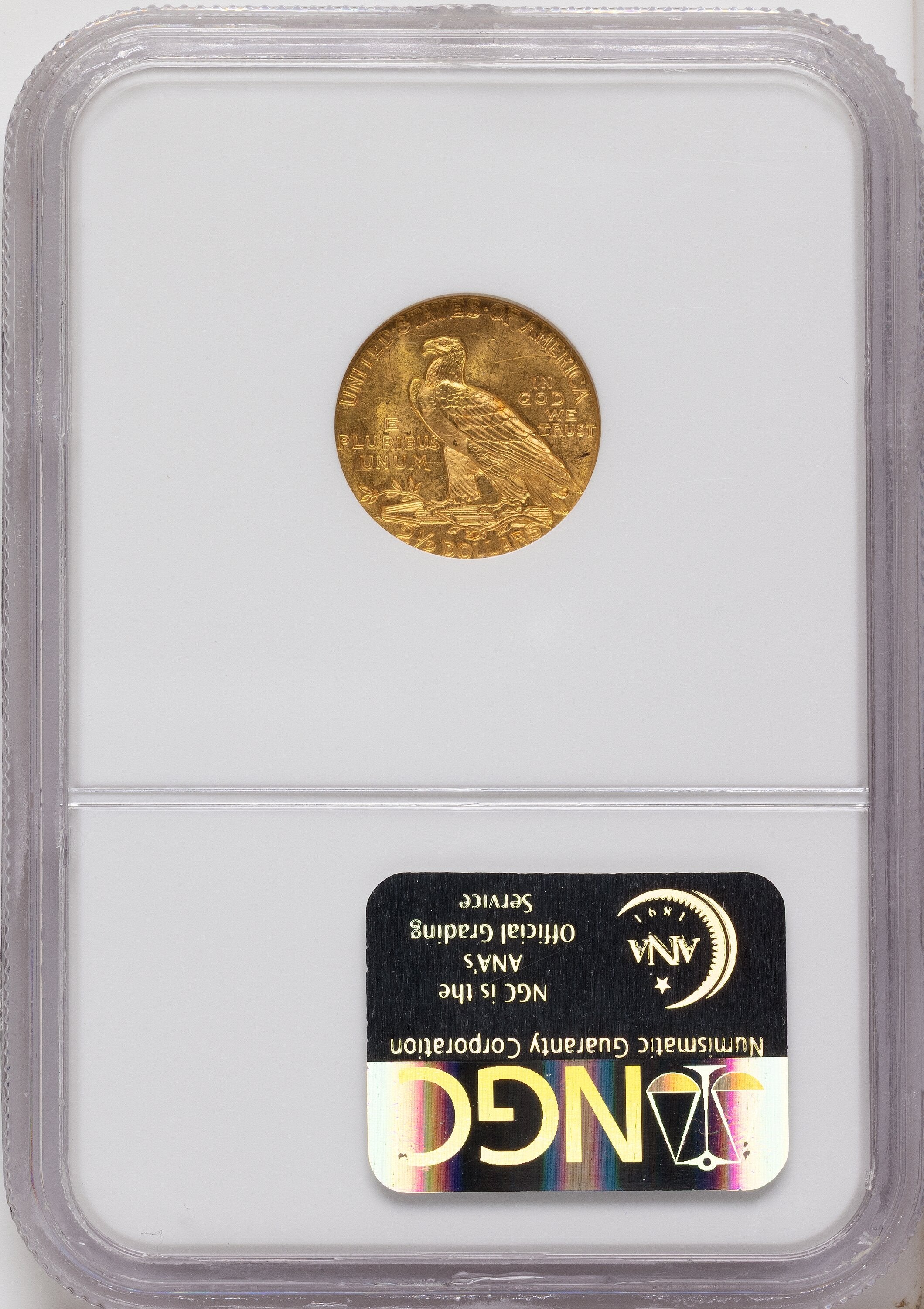 1927 $2.50 Indian Quarter Eagle NGC MS65