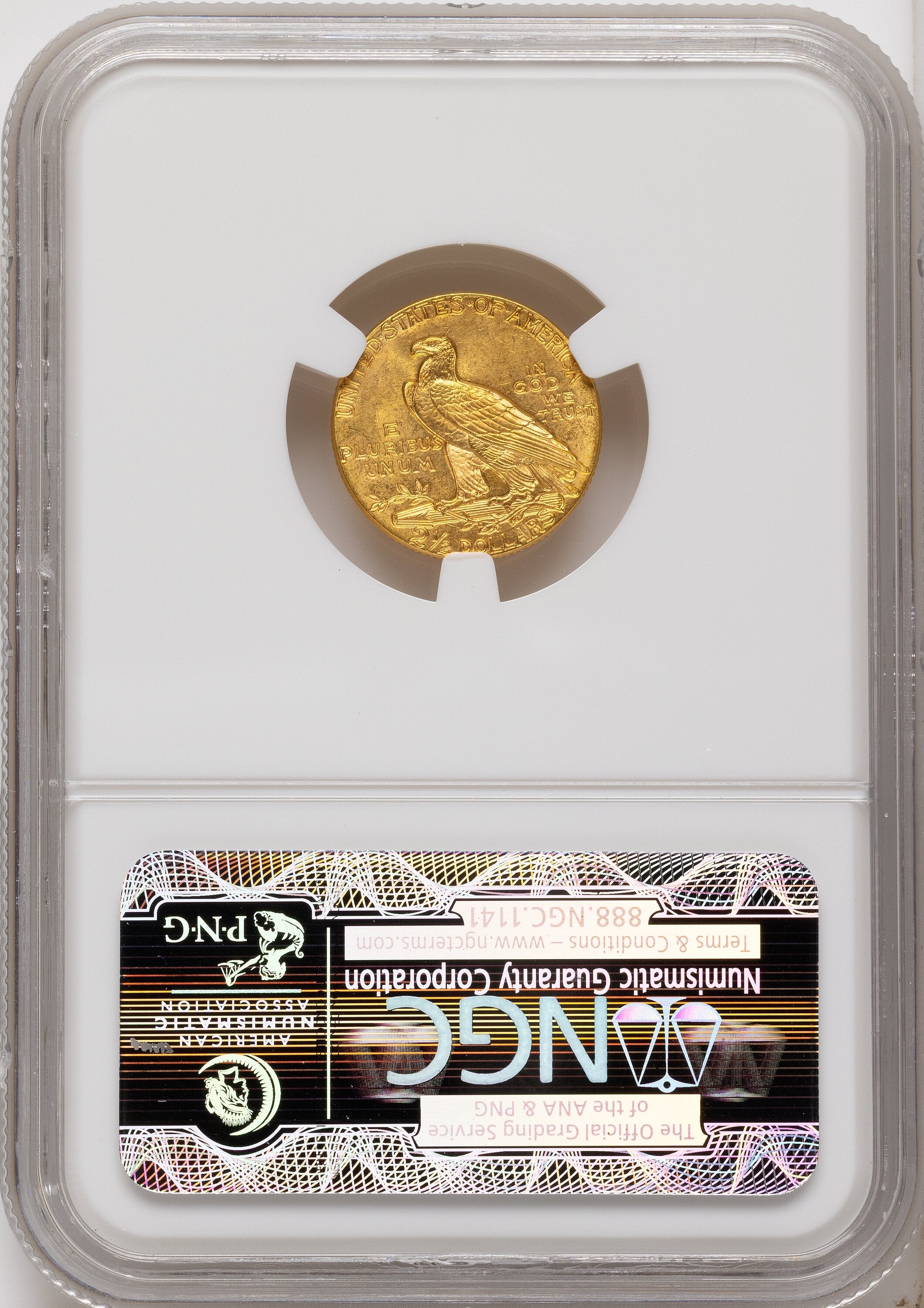 1927 $2.50 Indian Quarter Eagle NGC MS65